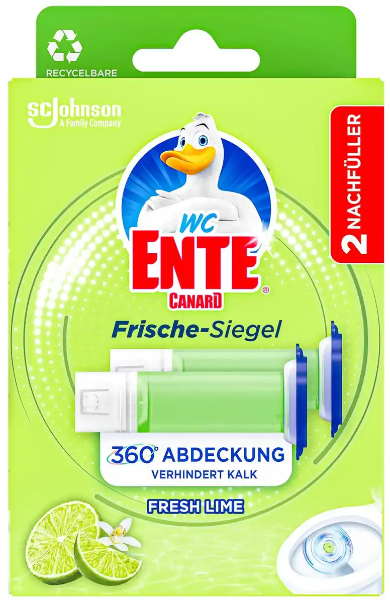 Bild 1 von WC-ENTE Frische-Siegel, 2 x 36-ml-Nachfüllpackg.