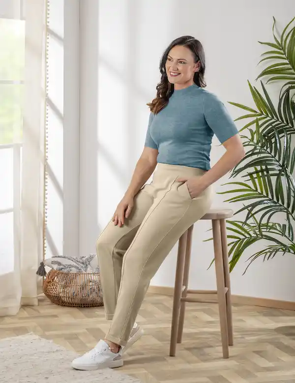 Bild 4 von IDEENWELT Piquée-Joggpants Gr. M