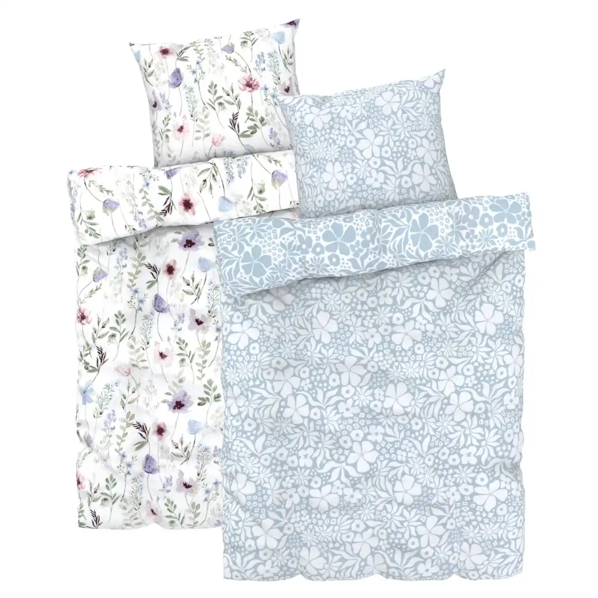 Bild 1 von LIV&BO® Renforcé-Bettwäsche-Set ca. 155 x 220 cm, 2-teilig