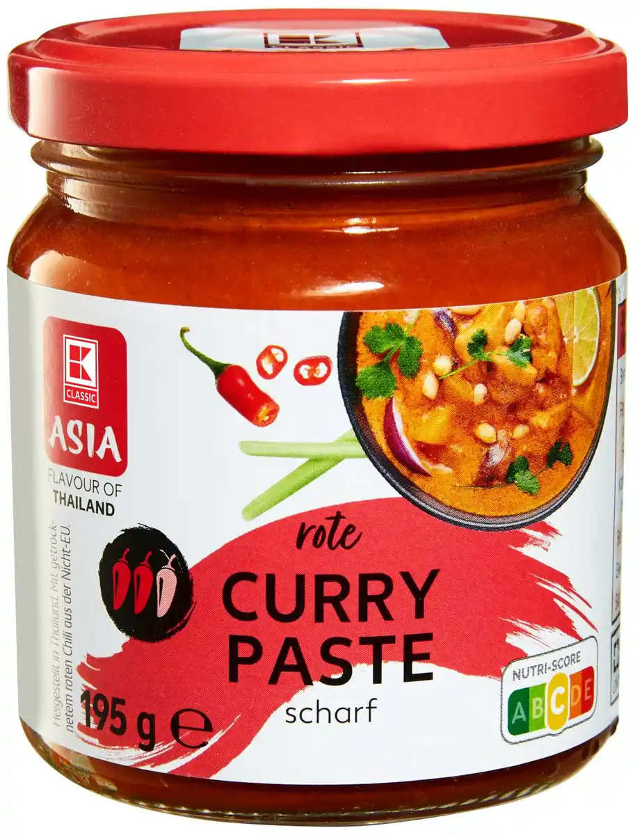 Bild 1 von K-CLASSIC ASIA Currypaste, 195-g-Glas
