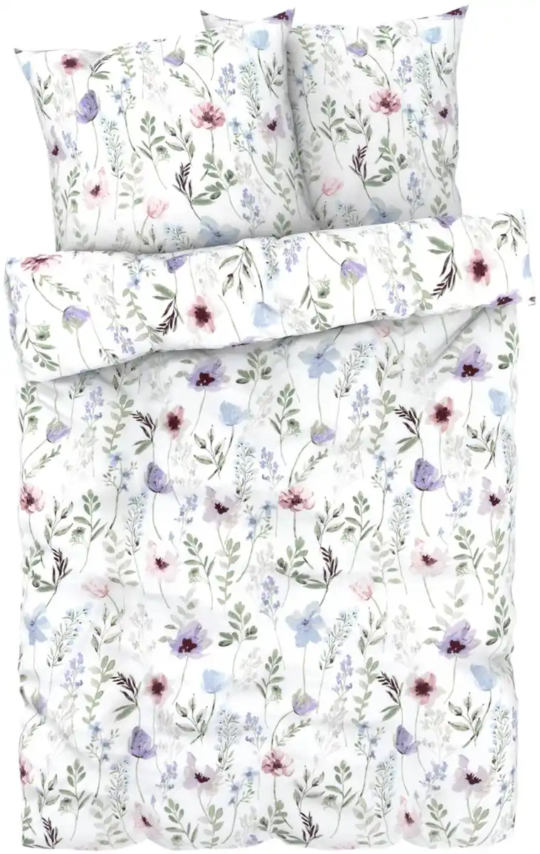 Bild 2 von LIV&BO® Renforcé-Bettwäsche-Set ca. 200 x 220 cm, 3-teilig