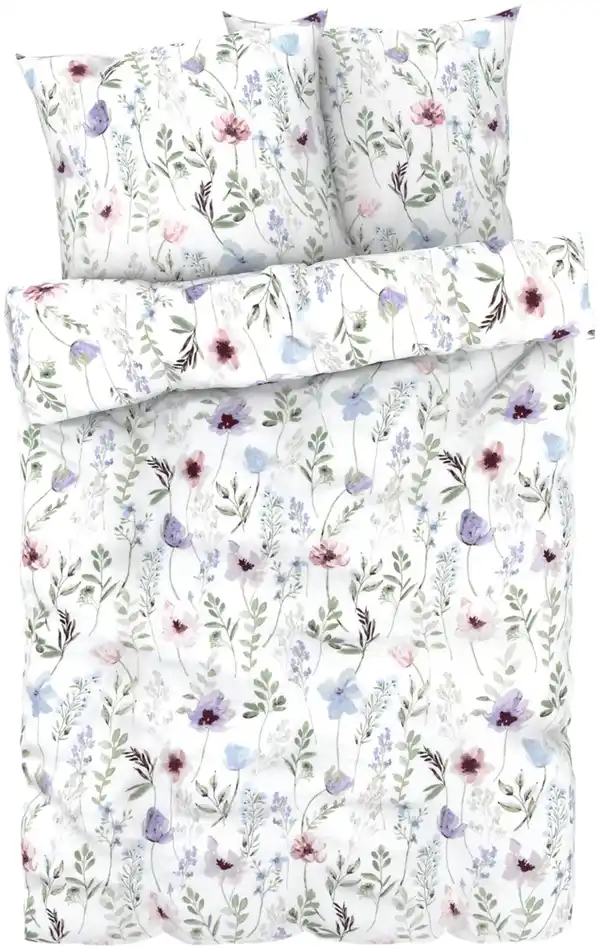 Bild 2 von LIV&BO® Renforcé-Bettwäsche-Set ca. 200 x 220 cm, 3-teilig