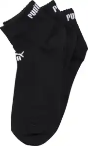 IDEENWELT Puma Quartersocken 3er-Pack schwarz 43/46