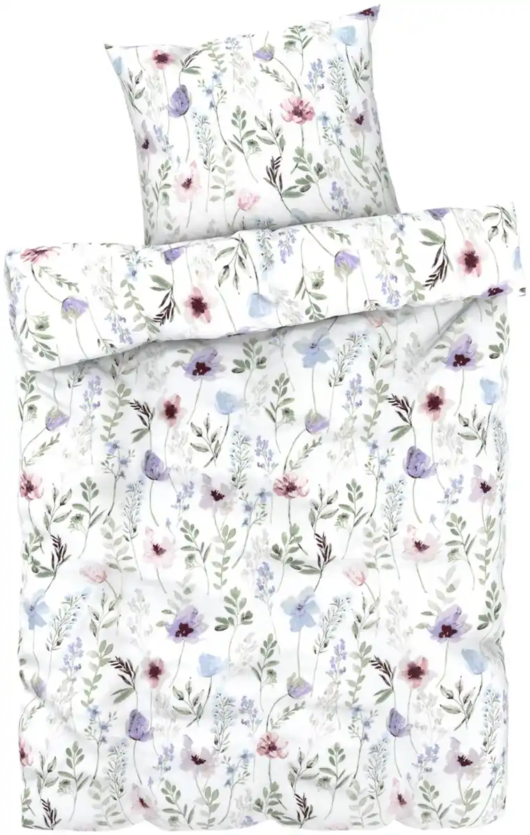 Bild 2 von LIV&BO® Renforcé-Bettwäsche-Set ca. 155 x 220 cm, 2-teilig