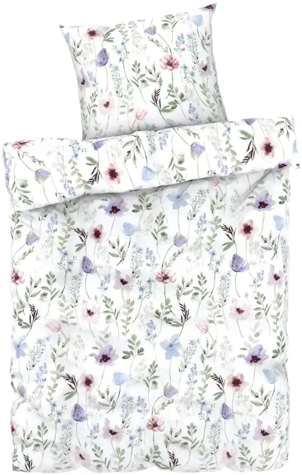 Bild 2 von LIV&BO® Renforcé-Bettwäsche-Set ca. 155 x 220 cm, 2-teilig