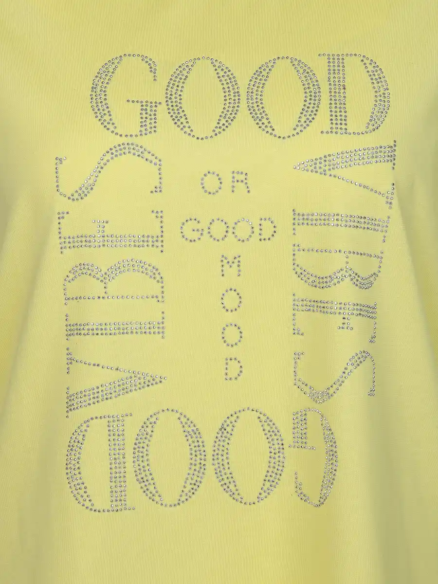 Bild 3 von Damen Shirt mit Strassbesatz Gelb