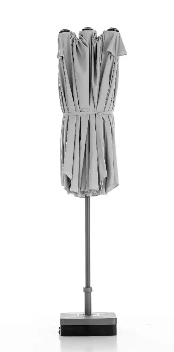 Bild 4 von XXL-Oval-Sonnenschirm, ca. 4,6 x 2,7 m- Grau