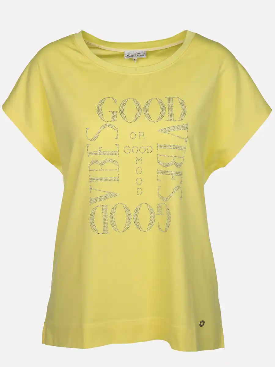 Bild 1 von Damen Shirt mit Strassbesatz Gelb