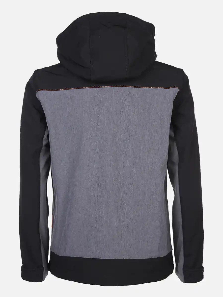 Bild 2 von Herren Softshelljacke mit vielen Details Schwarz
