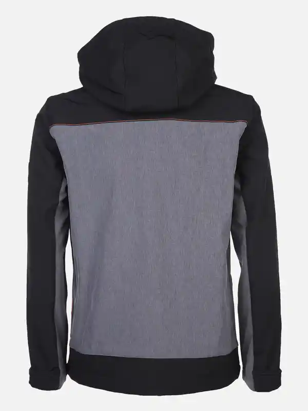 Bild 2 von Herren Softshelljacke mit vielen Details Schwarz