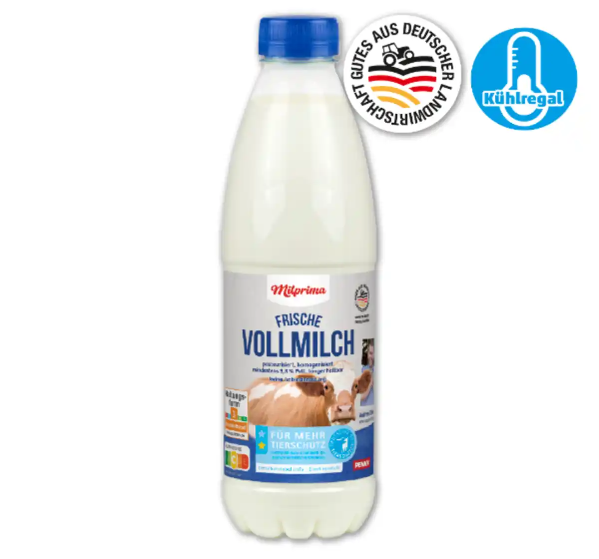 Bild 1 von MILPRIMA Frische Vollmilch