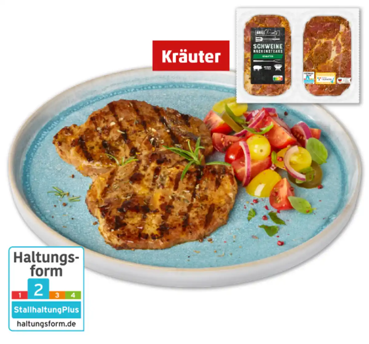 Bild 1 von GRILLPARTY Frische Schweine-Nackensteaks