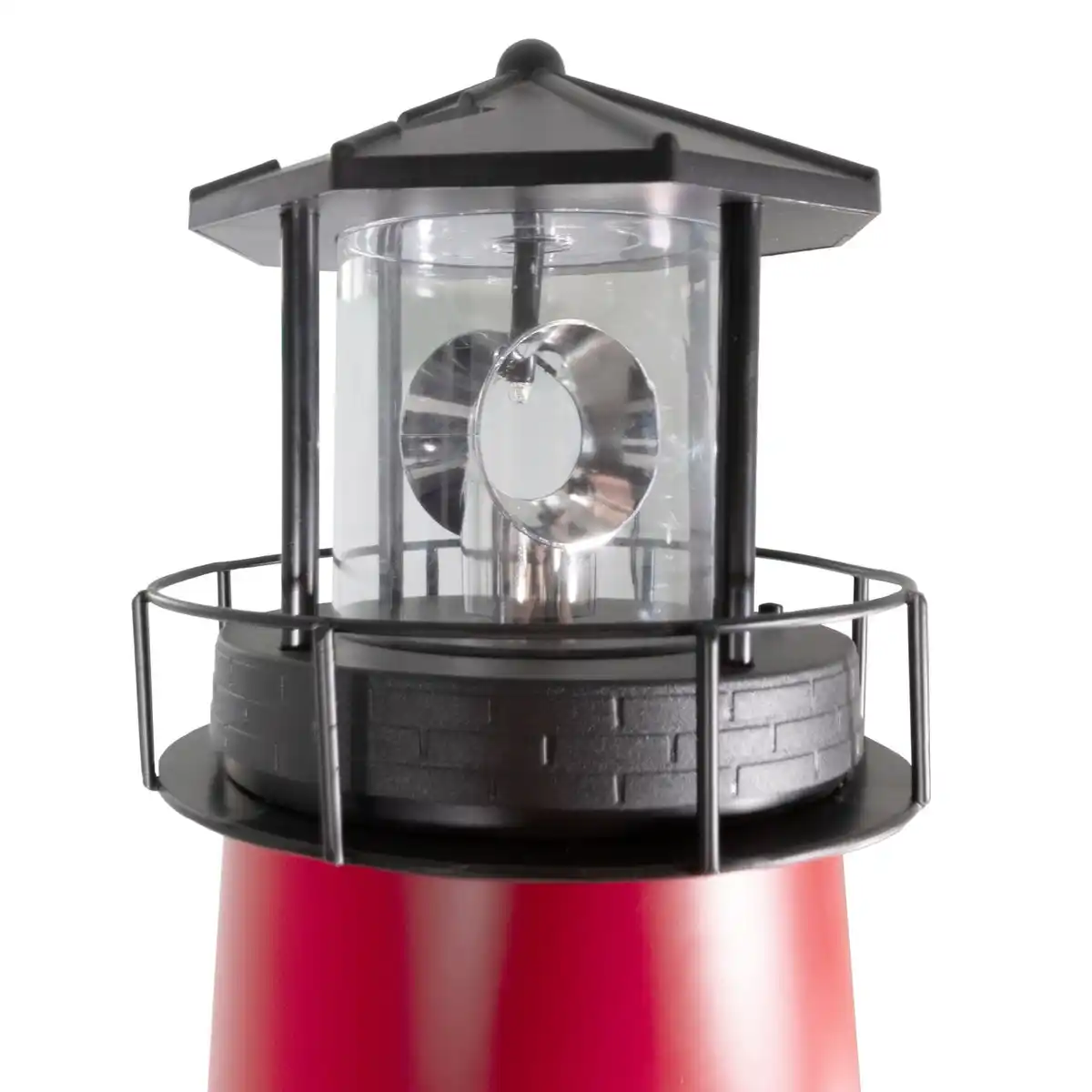 Bild 4 von Gartendeko Solar Leuchtturm mit rotierender LED-Beleuchtung 120 cm hoch