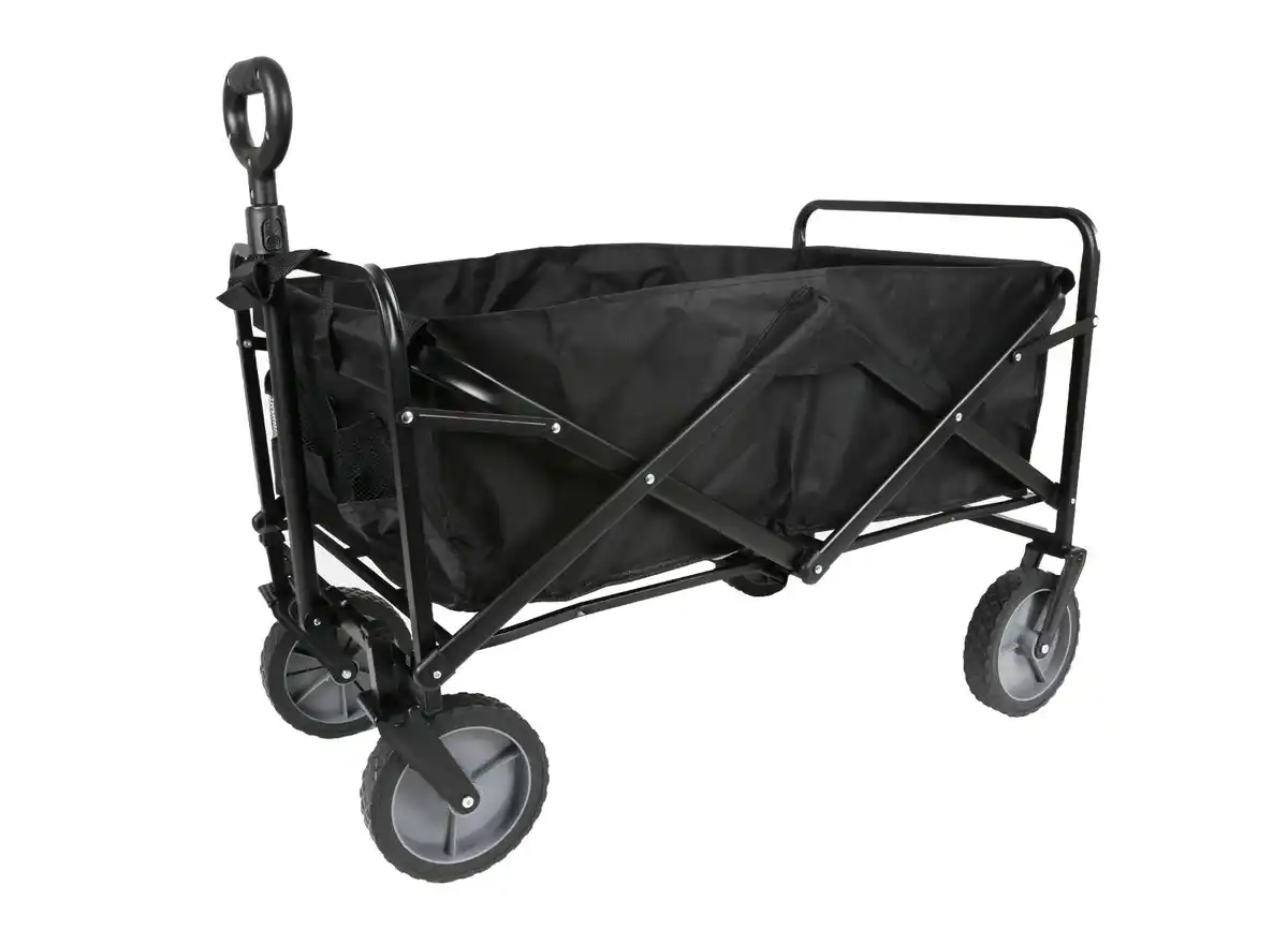 Bild 1 von Faltbarer Bollerwagen 88x53x104cm Schwarz