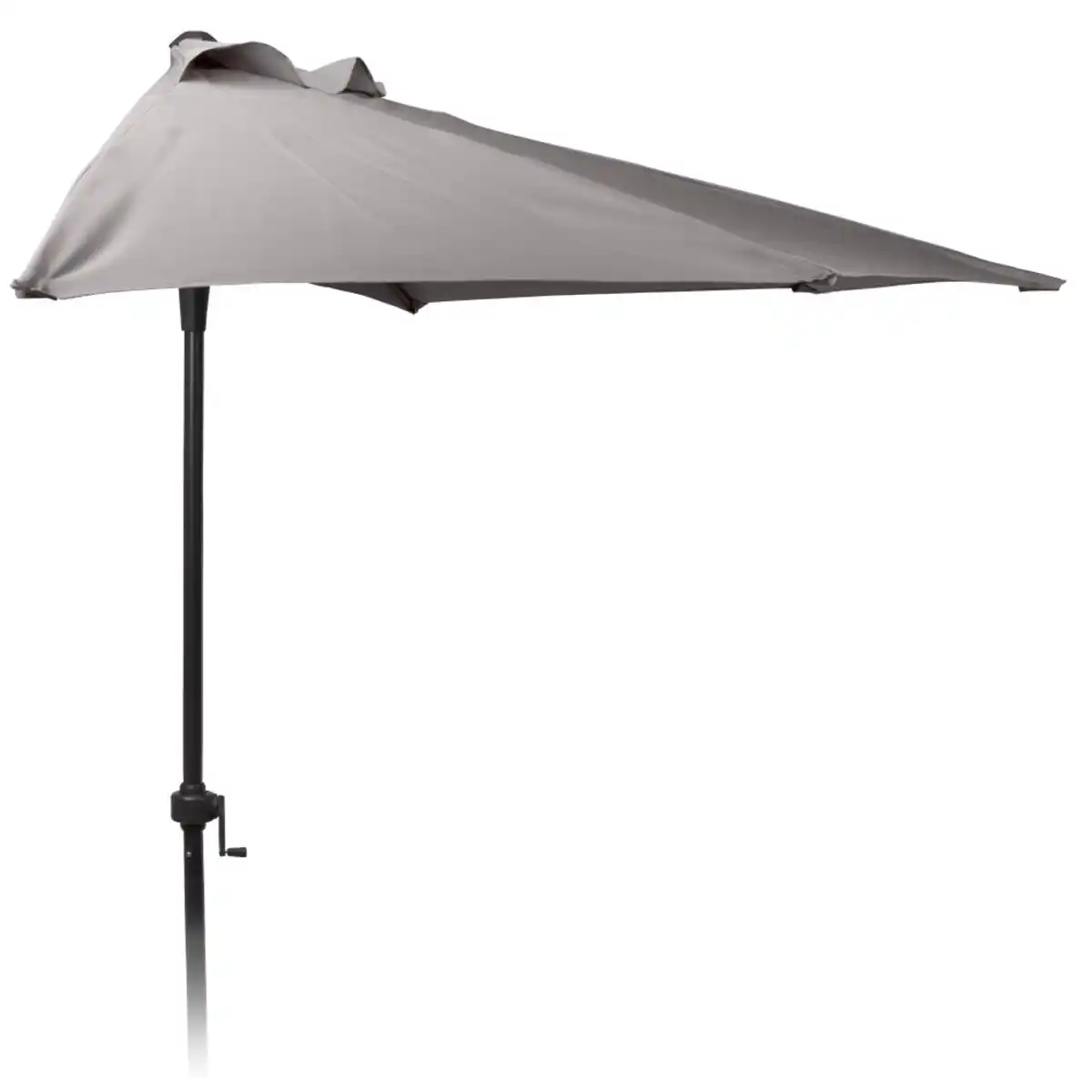 Bild 1 von Balkon Sonnenschirm halbrund 250 cm mit Polyesterbezug und Kurbel