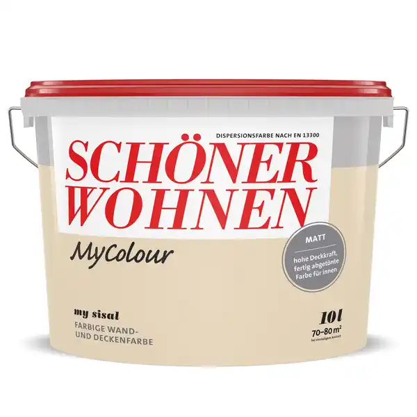 Bild 1 von Schöner Wohnen Farbe Wandfarbe my colour 'my sisal' beige matt 10 l