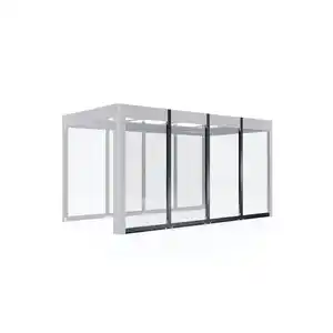 SunElements Wandelement 4 m für SunCover Infinity 6 mm Acrylglas