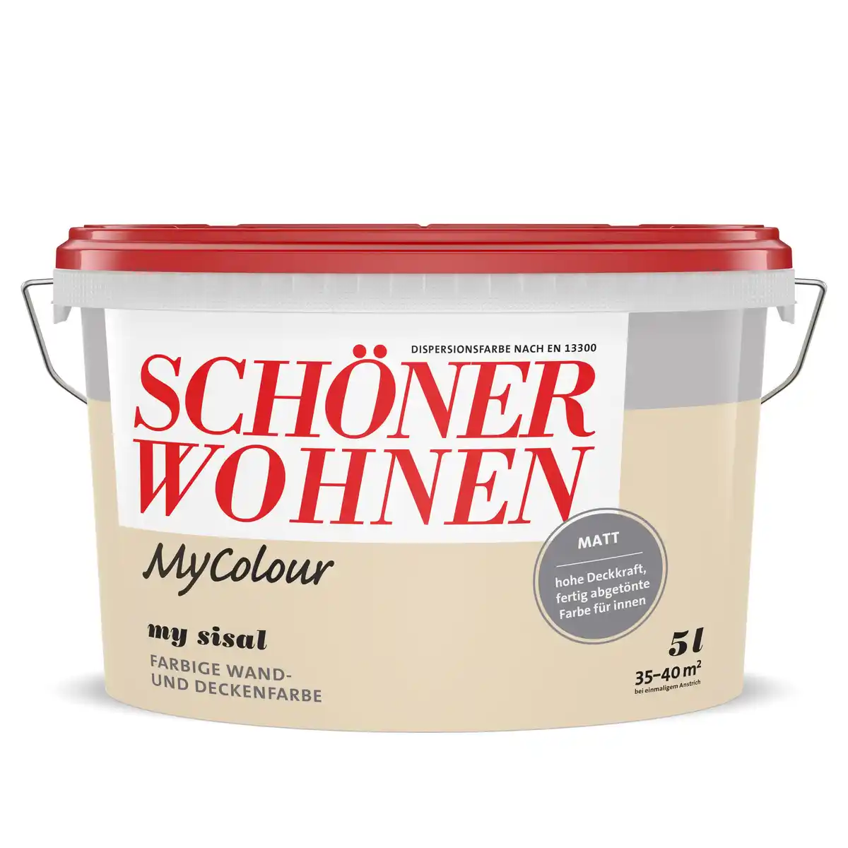 Bild 1 von Schöner Wohnen Farbe Wandfarbe my colour 'my sisal' beige matt 5 l