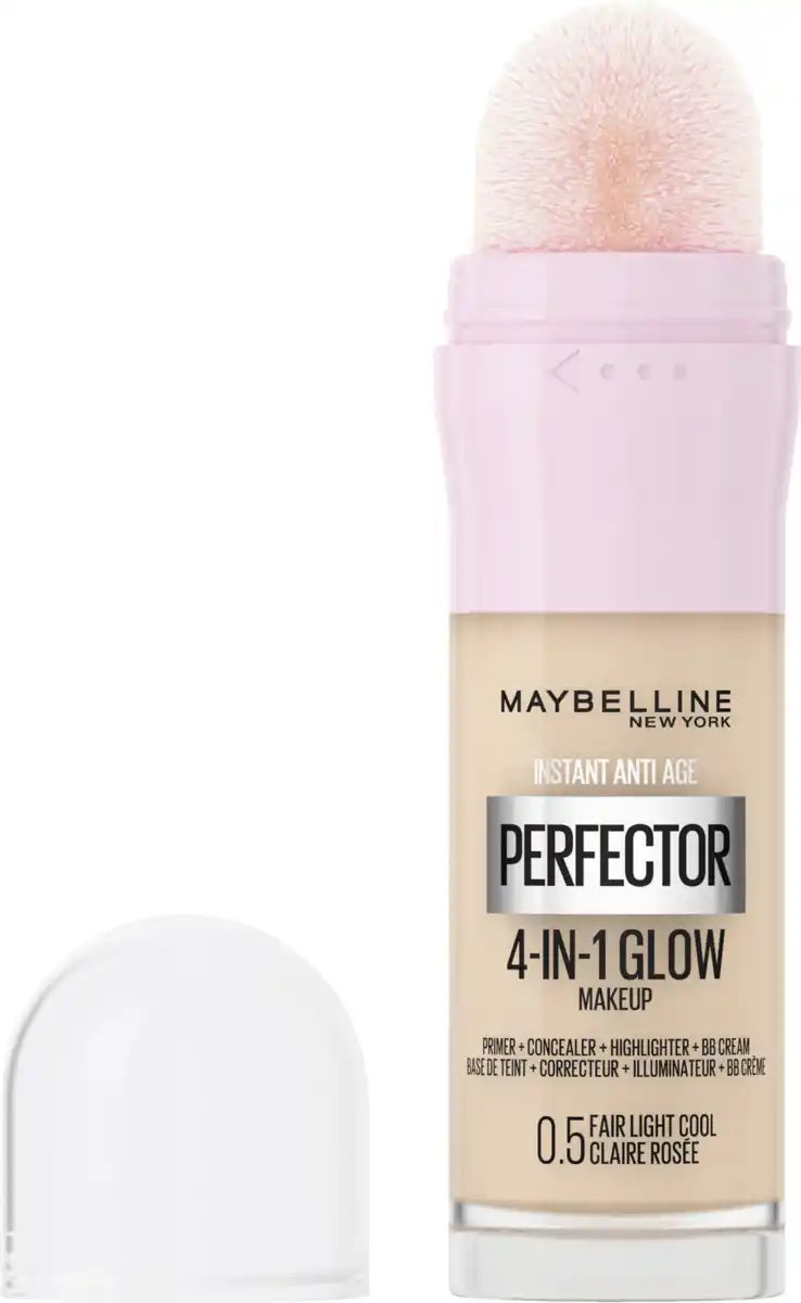 Bild 4 von Maybelline New York Foundation Instant Perfector Glow 4-in-1 Make-Up 0.5 Fair-Light Cool, 20 ml