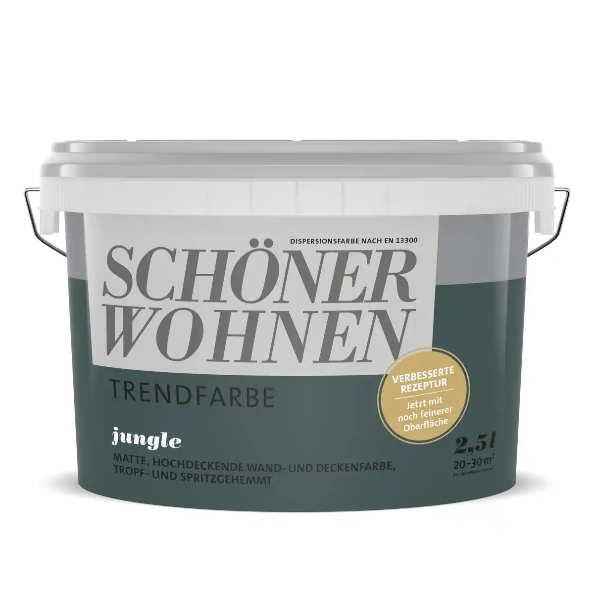 Bild 1 von Schöner Wohnen Farbe Trendfarbe 'Jungle' graugrün matt 2,5 l