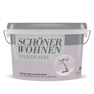 Schöner Wohnen Farbe Trendfarbe 'Donut' lila matt 1 l