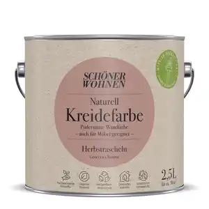 Schöner Wohnen Farbe Naturell Kreidefarbe 'Herbstrascheln' rostrot matt 2,5 l