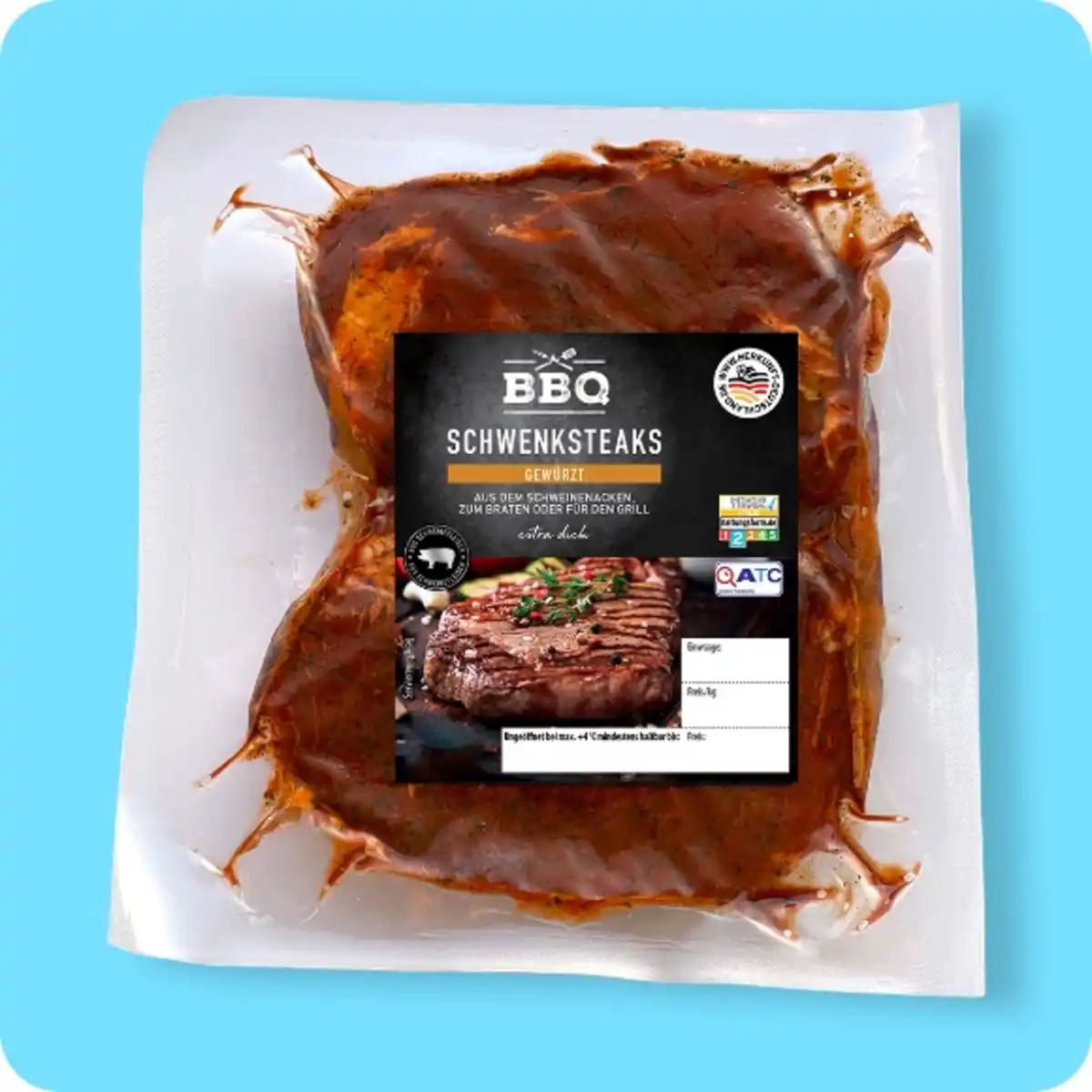 Bild 1 von BBQ Schwenksteaks, Aus dem Schweinenacken