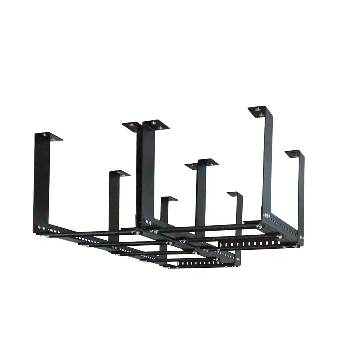 Bild 1 von SCHULTE Regalwelt Deckenregal 'Vario' Metall schwarz 60 x 120 cm 100 kg 3er-Set