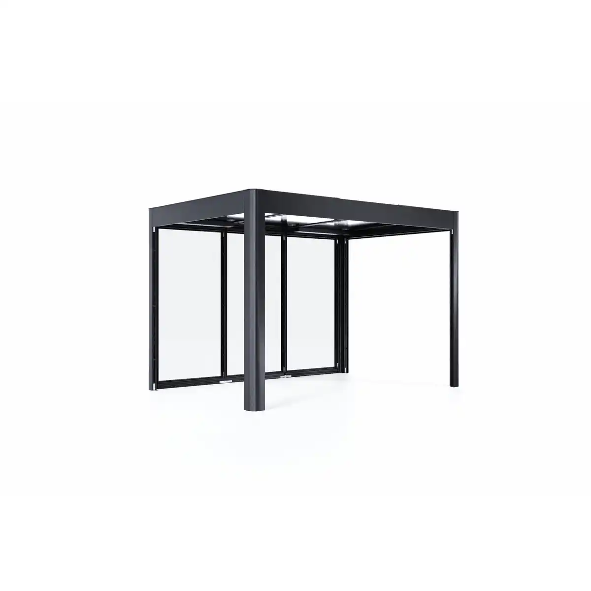 Bild 1 von SunElements Pergola 'SunCover Infinity 3.2' 5 m² 338 x 233 x 229 cm 6 mm Acrylglas anthrazit-metallic