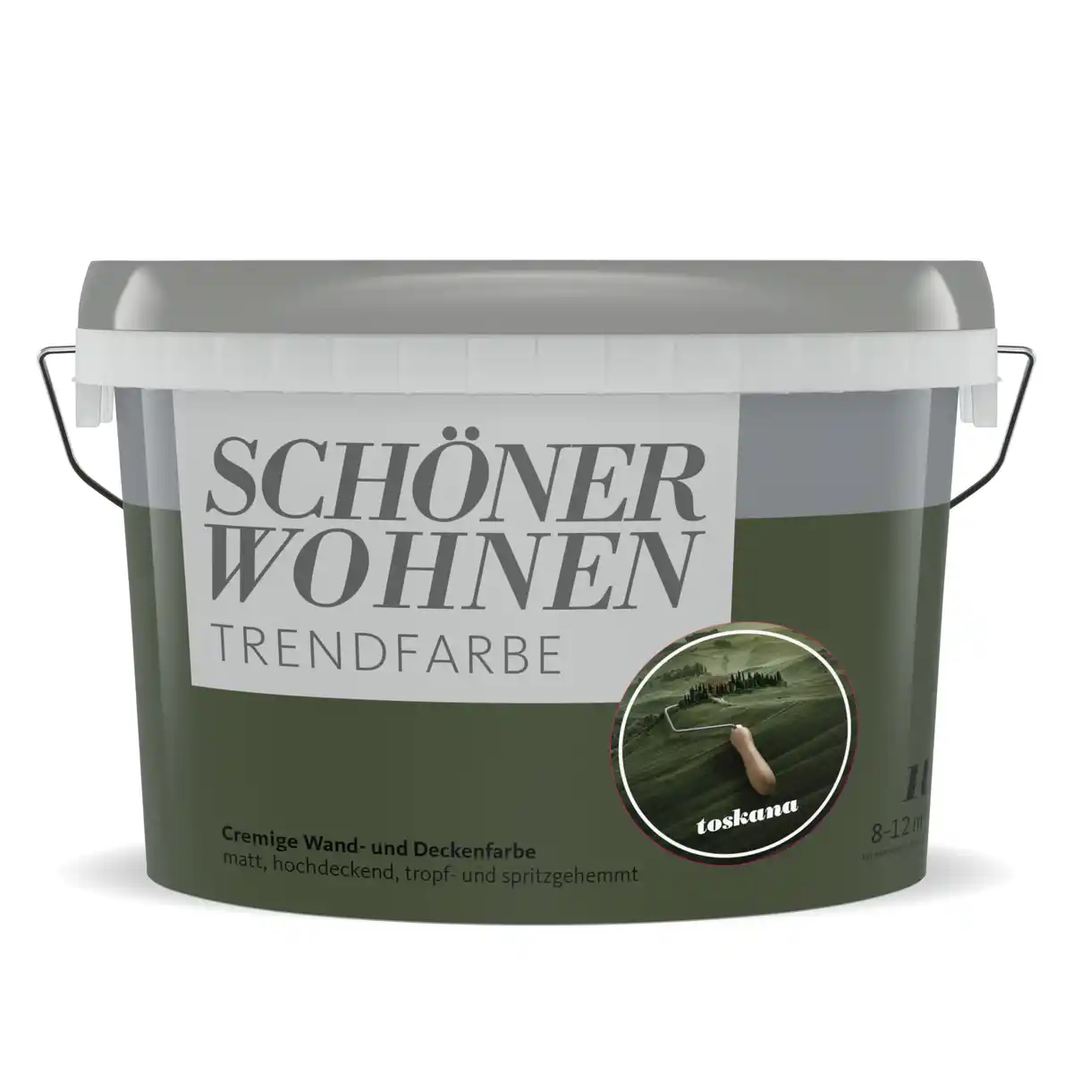 Bild 1 von Schöner Wohnen Farbe Trendfarbe 'Toskana' grün matt 1 l