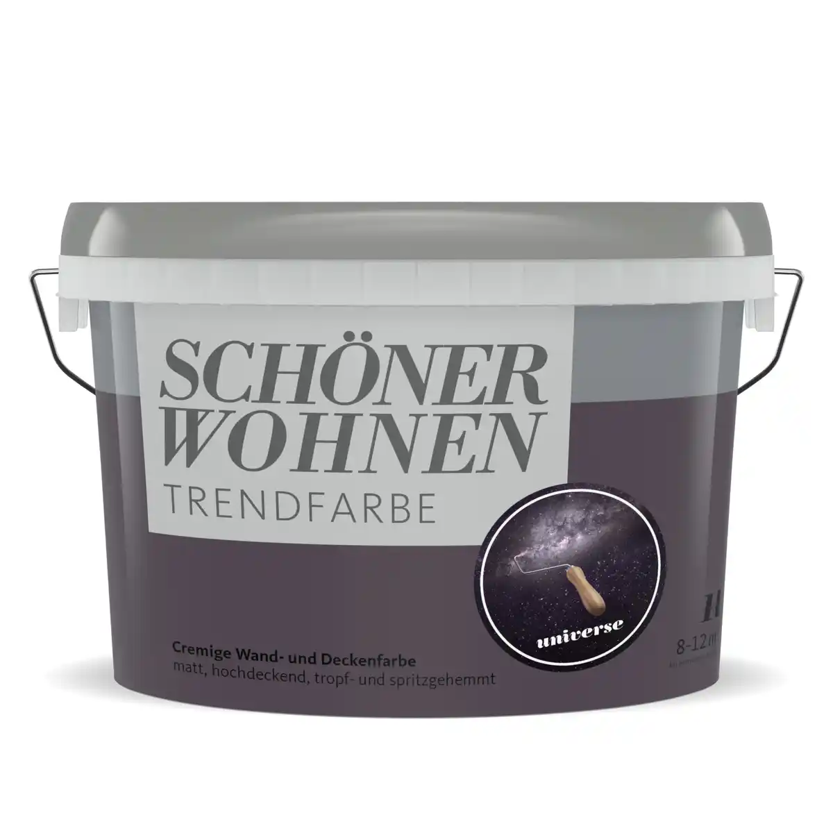 Bild 1 von Schöner Wohnen Farbe Trendfarbe 'Universe' schwarzviolett matt 1 l