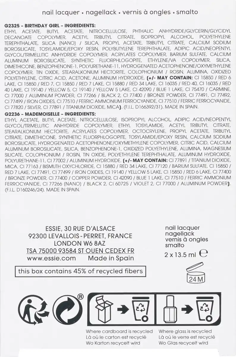 Bild 2 von essie Geschenkset 2 happy birthday, 27 ml