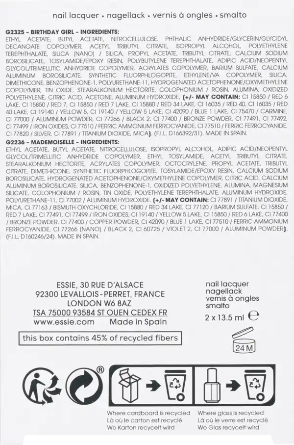 Bild 2 von essie Geschenkset 2 happy birthday, 27 ml