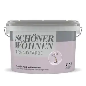 Schöner Wohnen Farbe Trendfarbe 'Donut' lila matt 2,5 l