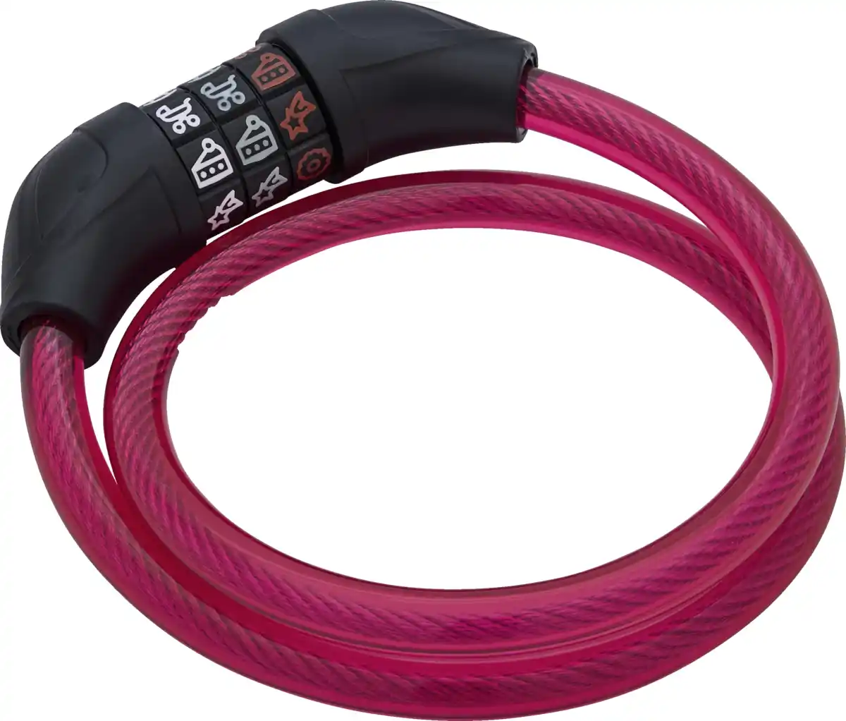 Bild 1 von IDEENWELT Kinder-Kabelschloss pink