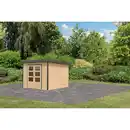 Bild 1 von Karibu Gartenhaus 'Meteor A' naturbelassen/anthrazit 309 x 218,5 x 292,4 cm