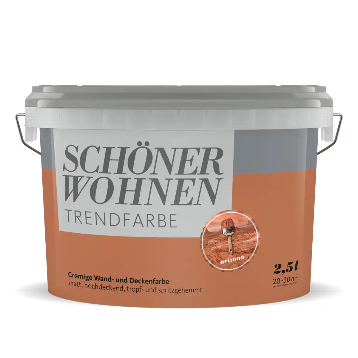 Bild 1 von Schöner Wohnen Farbe Trendfarbe 'Arizona' orange matt 2,5 l