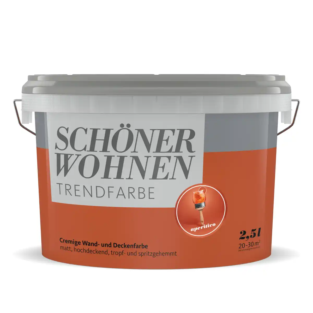 Bild 1 von Schöner Wohnen Farbe Trendfarbe 'Aperitivo' orange matt 2,5 l