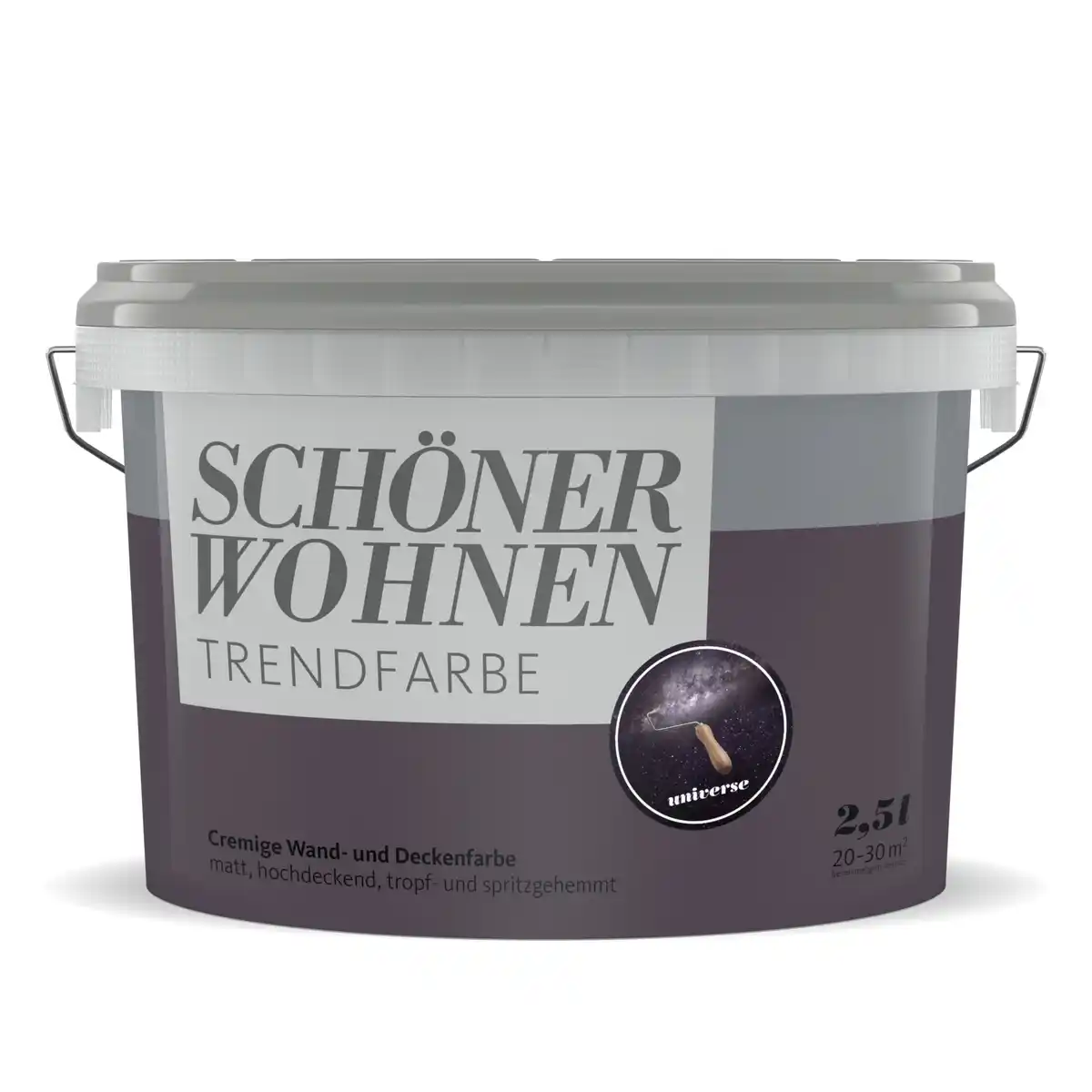 Bild 1 von Schöner Wohnen Farbe Trendfarbe 'Universe' violett matt 2,5 l