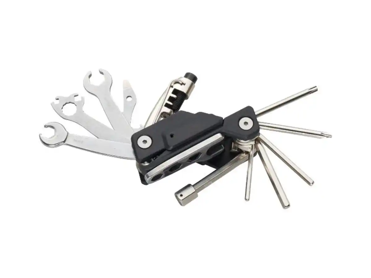 Bild 2 von CRIVIT Fahrrad Multifunktionstool/Untersatteltasche mit Werkzeug/Minipumpe mit Manometer