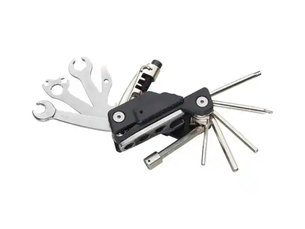 Bild 2 von CRIVIT Fahrrad Multifunktionstool/Untersatteltasche mit Werkzeug/Minipumpe mit Manometer