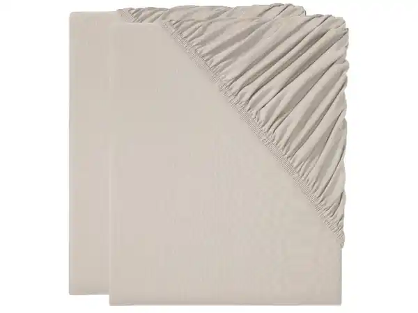 Bild 2 von LIVARNO home Jersey-Spannbettlaken-Set, 2 Stück, 100 x 200 cm