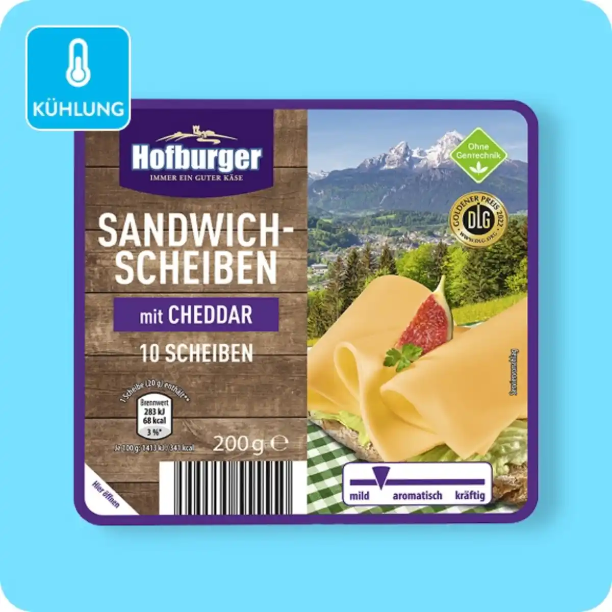 Bild 1 von HOFBURGER Sandwich-Scheiben, versch. Sorten