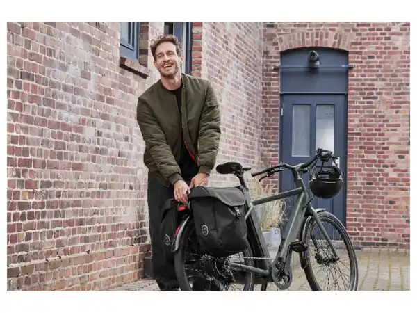 Bild 3 von Urban E-Bike Frontgepäckträger + Korb / Doppelgepäckträgertasche für AVS Klicksystem,  5 kg