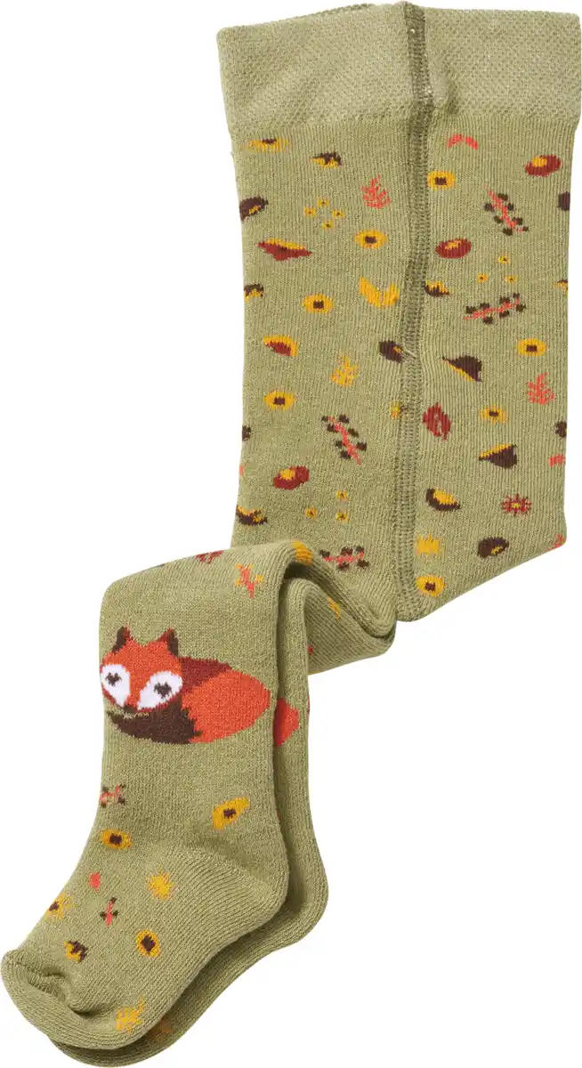 Bild 1 von ALANA Thermostrumpfhose mit Fuchs-Motiv, grau, Gr. 74/80