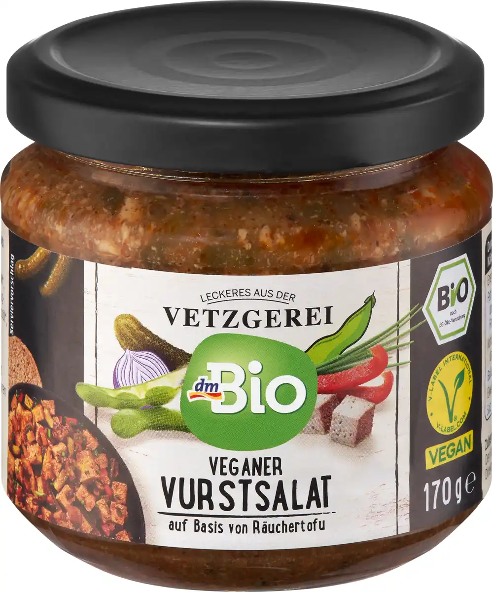 Bild 1 von dmBio Brotaufstrich, vegane Vurstsalat Alternative