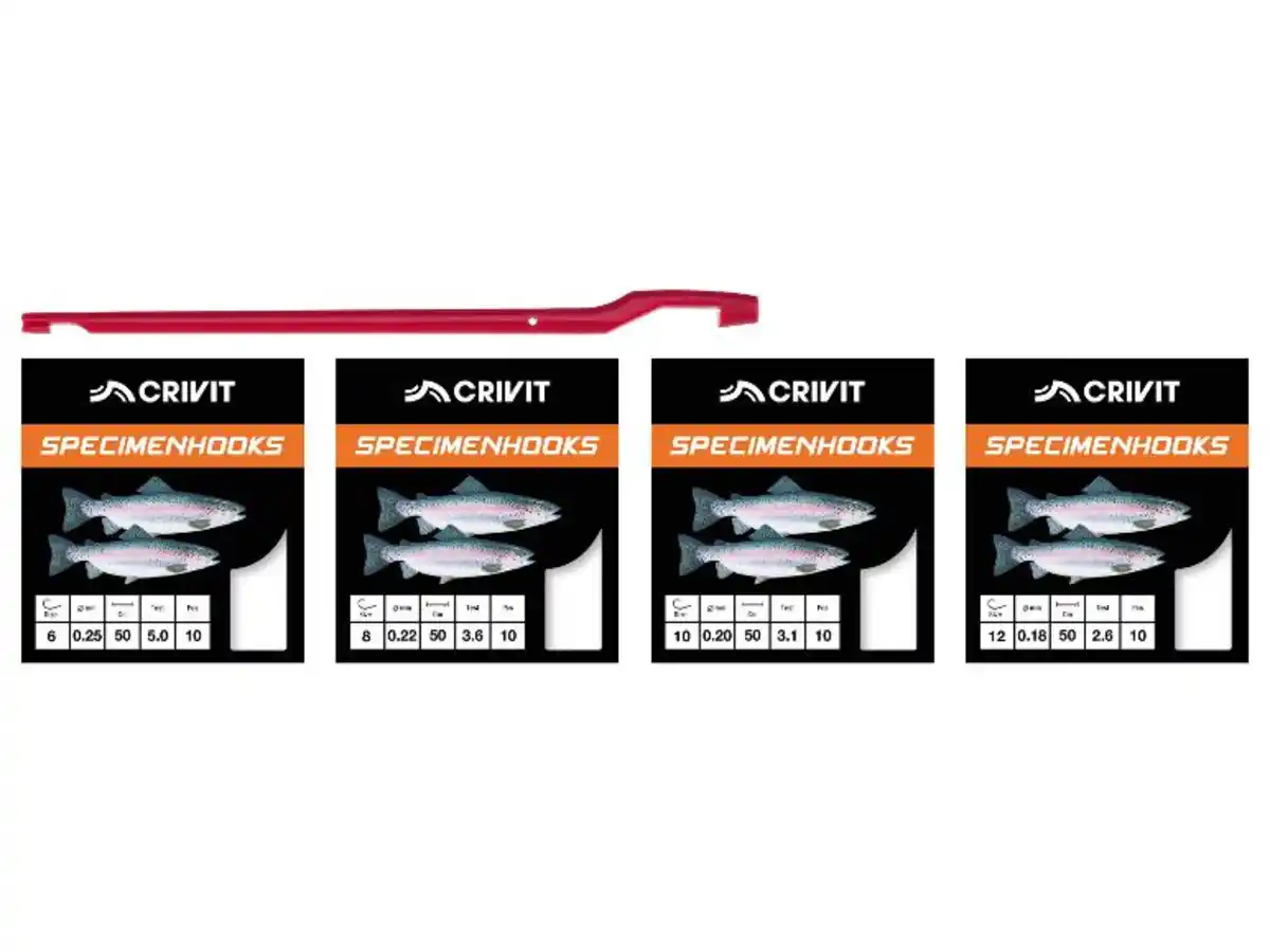 Bild 2 von CRIVIT Vorfachhaken-Set / Heringspaternoster-Set / Raubfisch-Stahlvorfach-Set