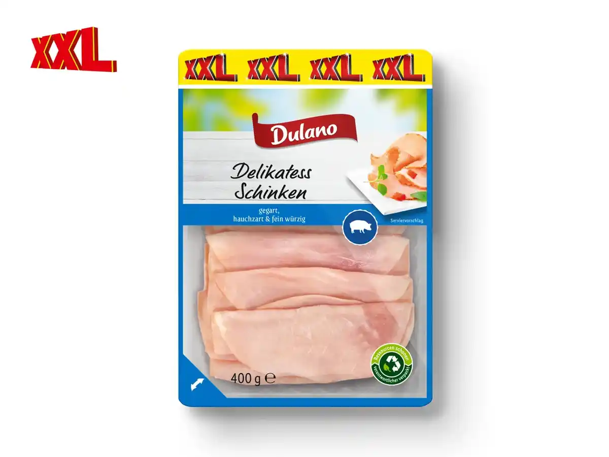Bild 1 von Dulano Delikatess Schinken/Putenbrust,  400 g