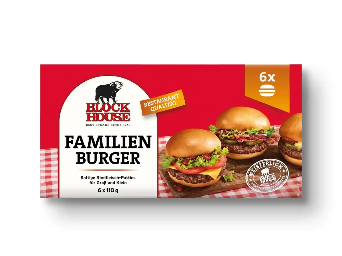 Bild 1 von Block House Familien Burger,  660 g