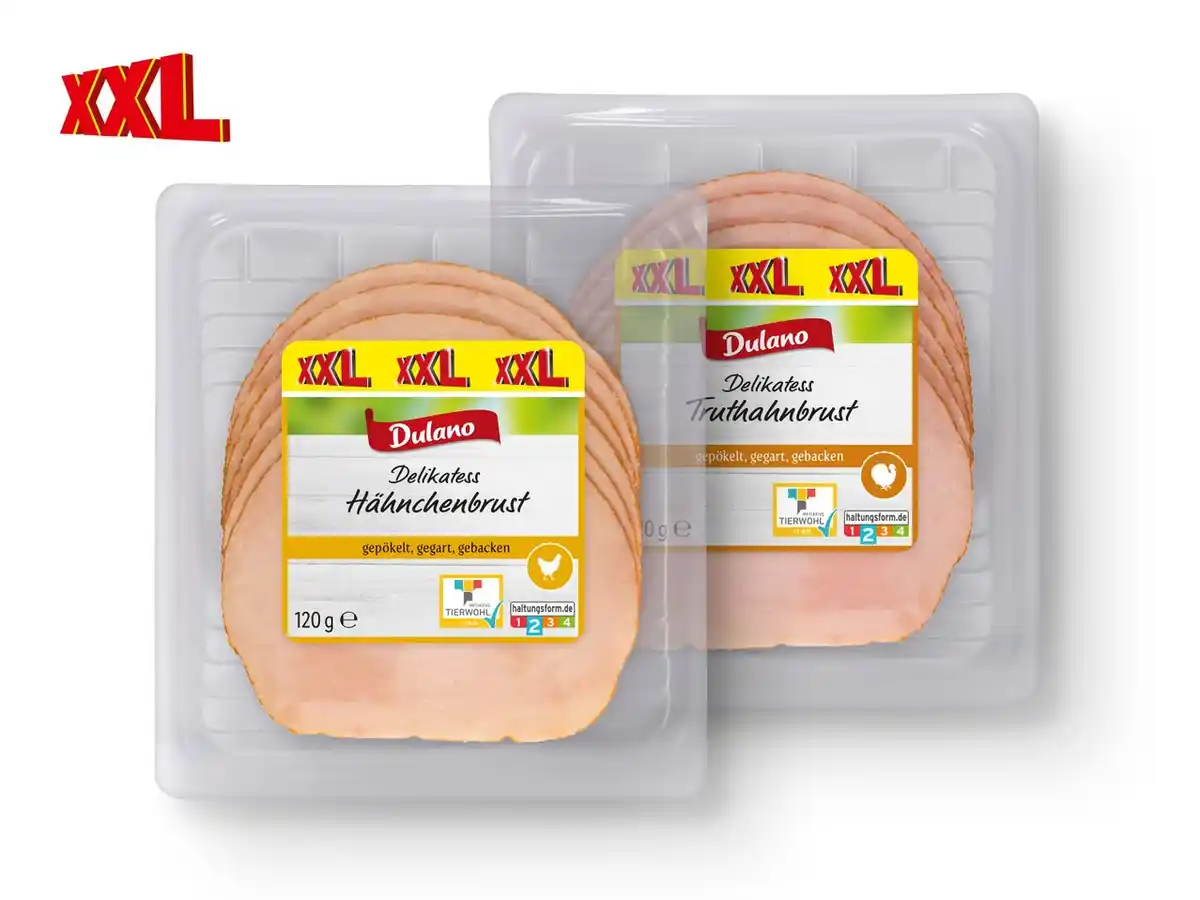 Bild 1 von Dulano Delikatess Hähnchen-/Truthahnbrust XXL,  120 g